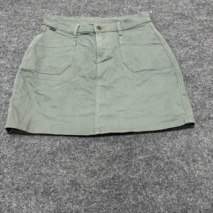 Kuhl Skirt Womens Size 6 Green Mini Casual Outdoor Hiking Stretch Cotton Blend
